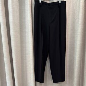Ellen Tracy Vintage High Waist Black Dress Pants Tapered Fit Womens size 12